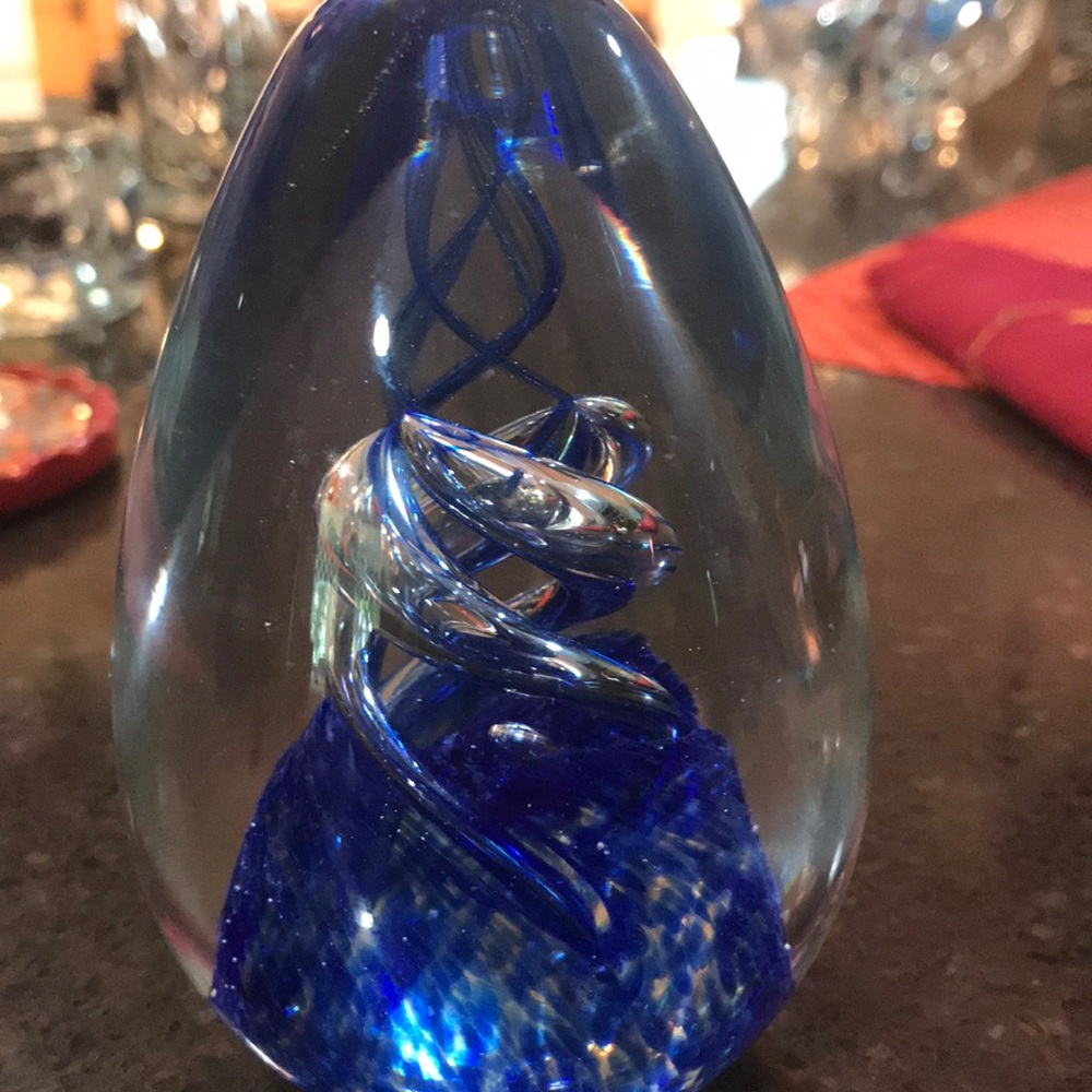 Murano oval paperweight large - Picture 3 of 7
